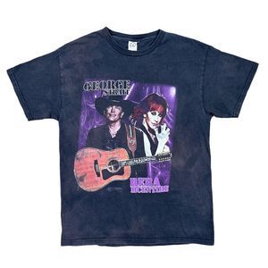Delta 2010 Tour George Strait with Reba McEntire Tee - Size Medium
